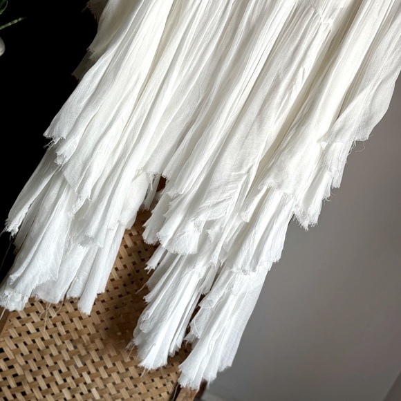 Free People Clover Handkerchief Hem Maxi Skirt - Picture 4 of 5